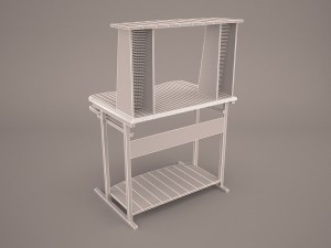 computer desk Modelo 3D