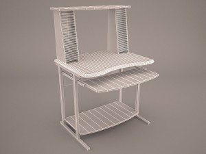 computer desk Modelo 3D