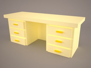 traditional credenza 3D Model