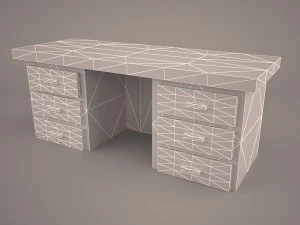 traditional credenza 3D Model