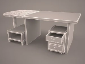 cavour desk 3D Model