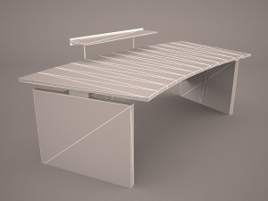 computer desk 3D Модель