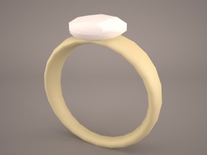 diamond ring 3D Model