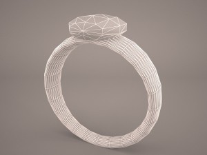 diamond ring 3Dモデル