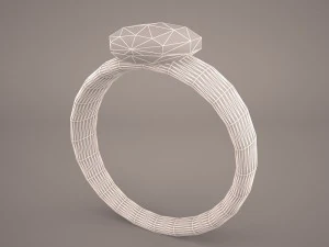 diamond ring 3D Model