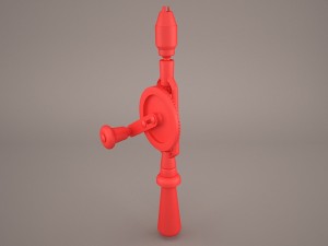 drill hand 3D Модель