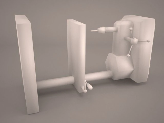 drill press 3D Model .c4d .max .obj .3ds .fbx .stl .blend 