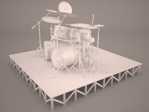 drums-kit-big 3D Model