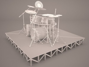 drums-kit-big 3D Model