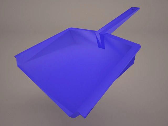 dustpan 3D Model .c4d .max .obj .3ds .fbx .stl .blend 