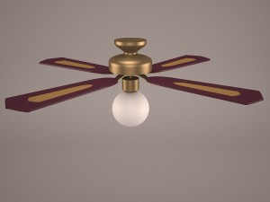 ceiling fan 3D मॉडल