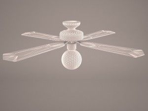 ceiling fan 3D 모델