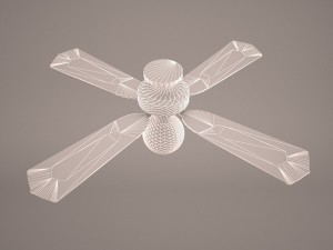 ceiling fan 3D 모델