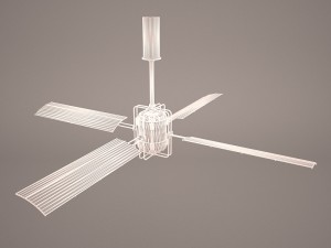 ceiling fan Model 3D