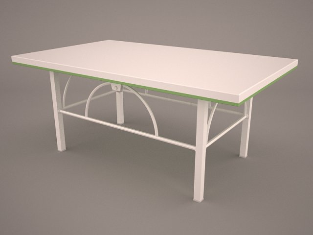 glass table 3D 模型 .c4d .max .obj .3ds .fbx .stl .blend 