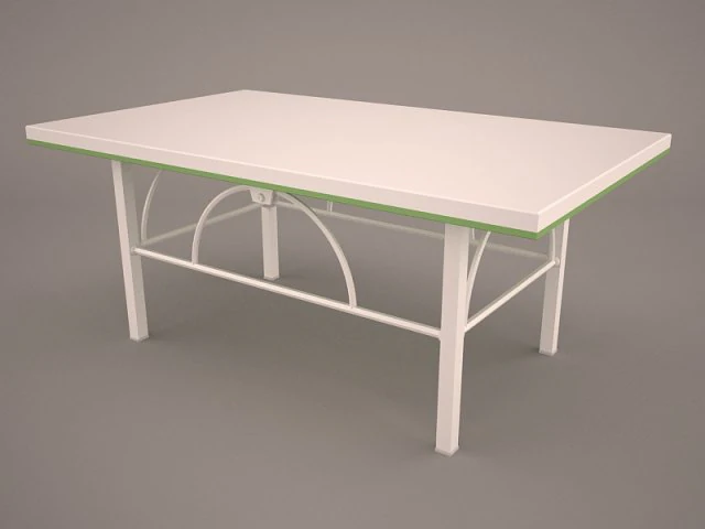 glass table 3D Model .c4d .max .obj .3ds .fbx .stl .blend 