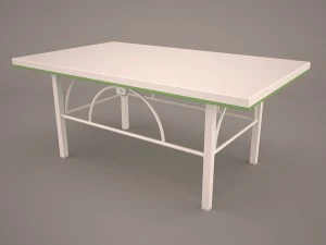 table en verre Modèle 3D