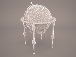 antique globe 3D-Modell