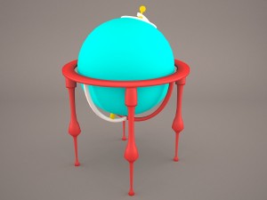 antique globe 3D-Modell