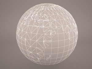 earth globe 3D 模型