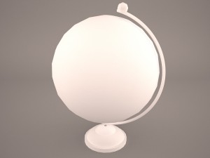 globe simple Modello 3D