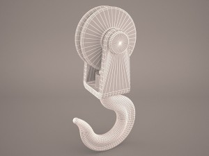 hook pully 3D-Modell