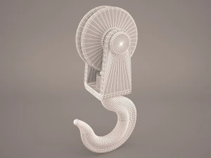 polia de gancho Modelo 3D