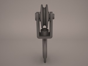 hook pully 3D-Modell