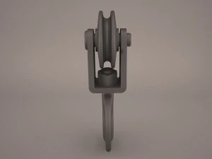 polia de gancho Modelo 3D