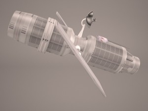 gps satellite navstar Model 3D