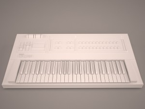 usb midi keyboard u-key Modello 3D