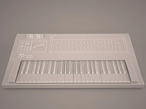 usb midi keyboard u-key 3D Model