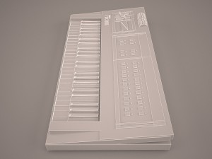 usb midi keyboard u-key Model 3D