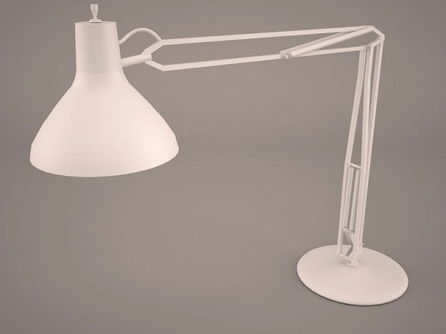 desk lamp 3D Model .c4d .max .obj .3ds .fbx .stl .blend 