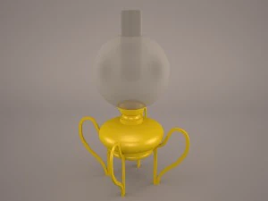 lamparina a &oacute;leo Modelo 3D