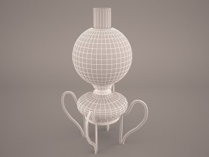 oil lamp 3Dモデル