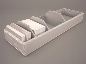 index card box 3D Model