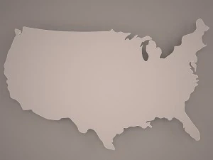 america 3D Model