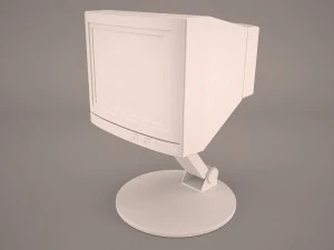 오래된 PC 컴팩 데스크프로 3D 모델