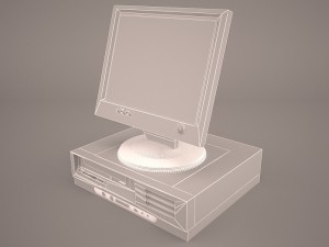 old pc compaq deskpro 3D Model