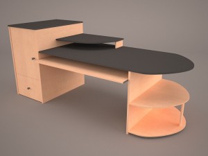 computer desk 3D Модель