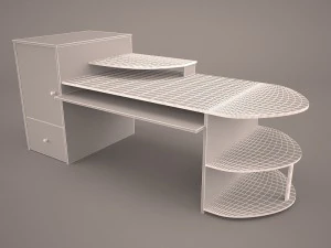 scrivania del computer Modello 3D