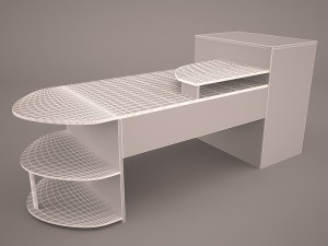 computer desk 3D Model
