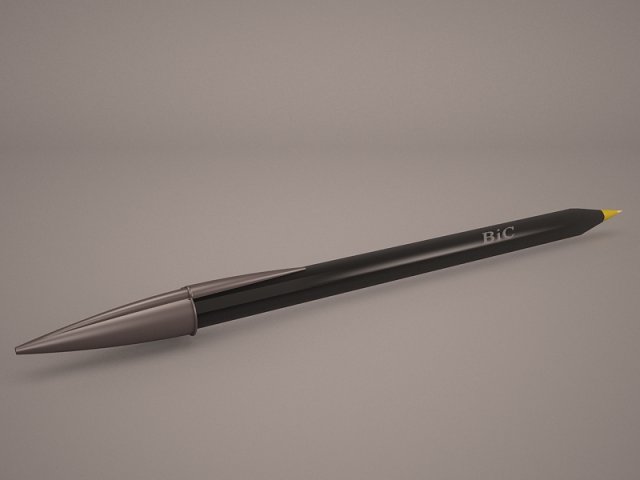 ballpoint pen 01 blue Modelo 3D .c4d .max .obj .3ds .fbx .stl .blend 