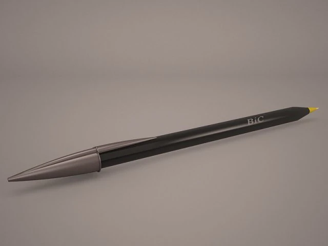 ballpoint pen 01 blue 3D Model .c4d .max .obj .3ds .fbx .stl .blend