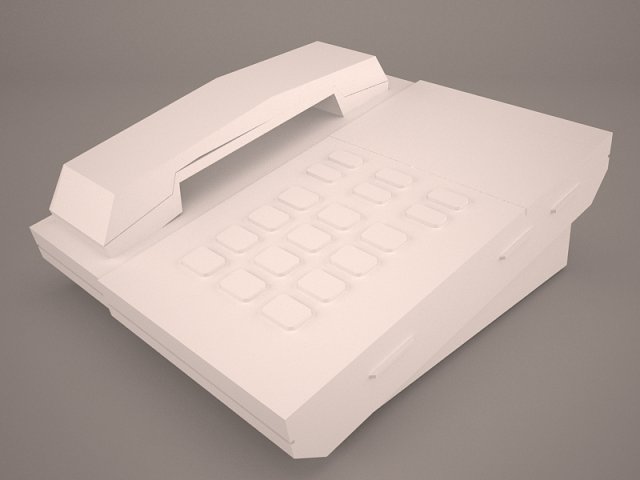 phone dialing 3D Модель .c4d .max .obj .3ds .fbx .stl .blend 