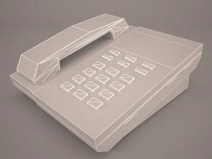 電話をかける 3Dモデル