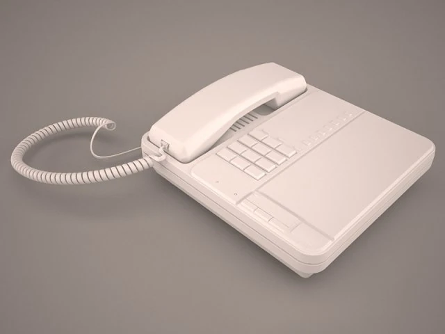 phone dialing 3D Model .c4d .max .obj .3ds .fbx .stl .blend 