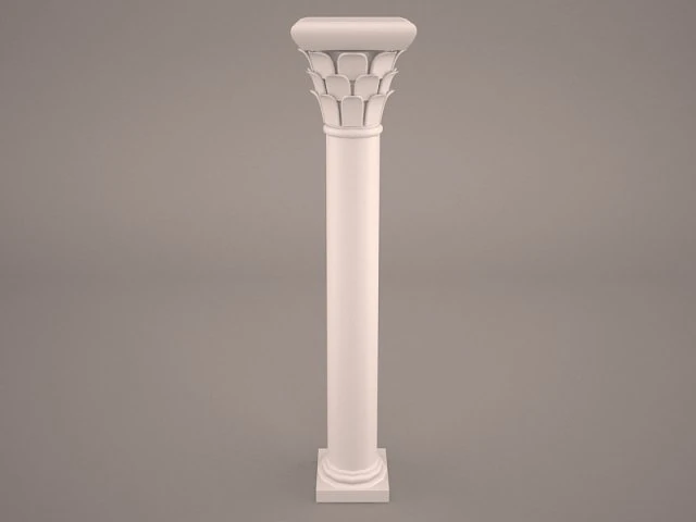 column 3D Model .c4d .max .obj .3ds .fbx .stl .blend 