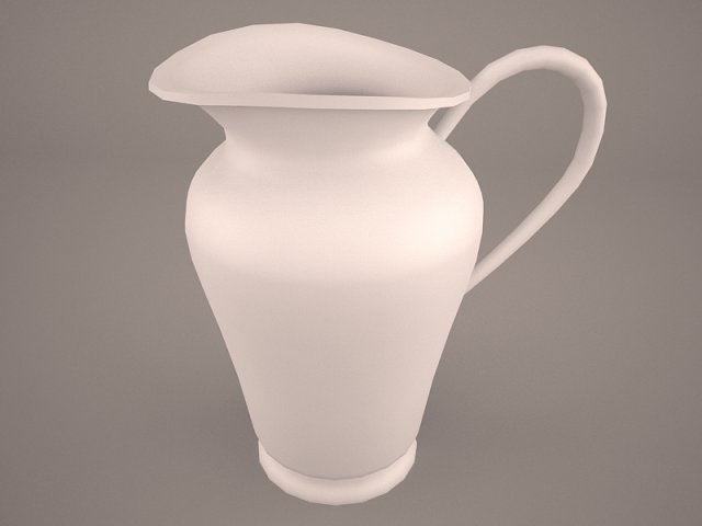 porcelain carafe Model 3D .c4d .max .obj .3ds .fbx .stl .blend 